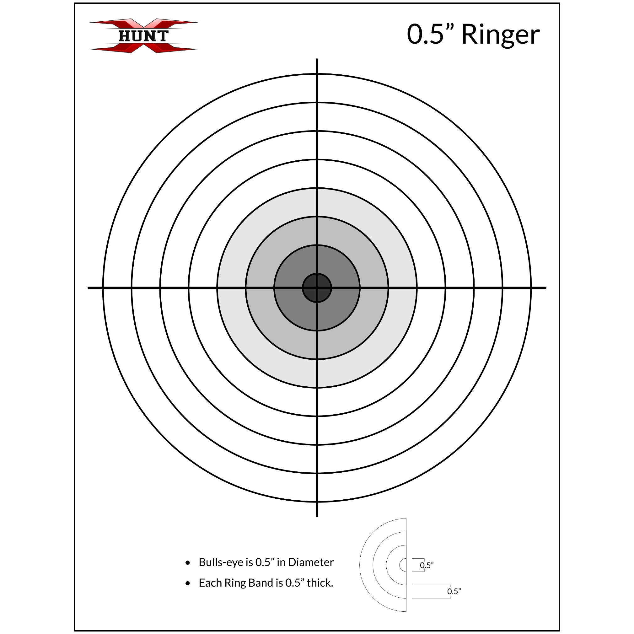 0.5" Ringer Free Target